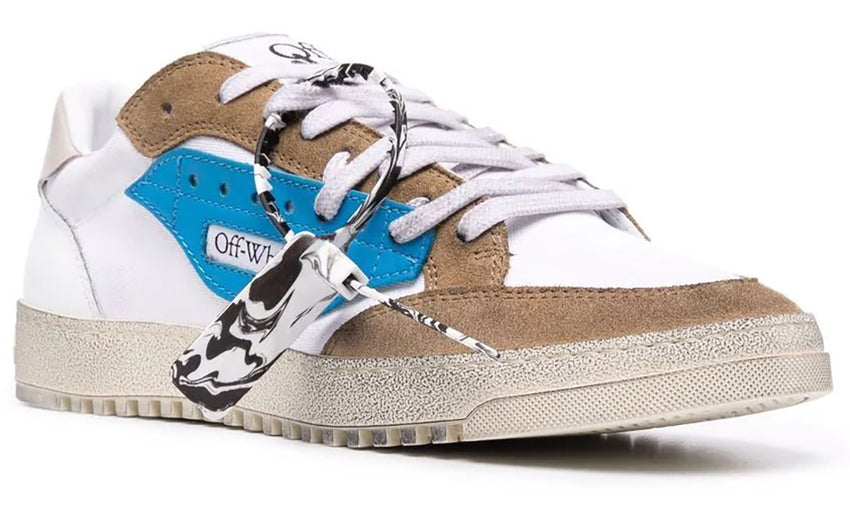 Off-White 5.0 low-top sneakers "Brown - White" - DUBAI ALL STAR