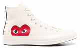 Comme Des Garçons Play x Converse Chuck 70 high-top sneakers - White - DUBAI ALL STAR